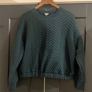 A New Day Deep Green Quilted Top